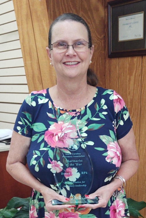 Ehrhardt Pharmacist Named 2021 Pharmacist of the Year - Palmetto Care ...